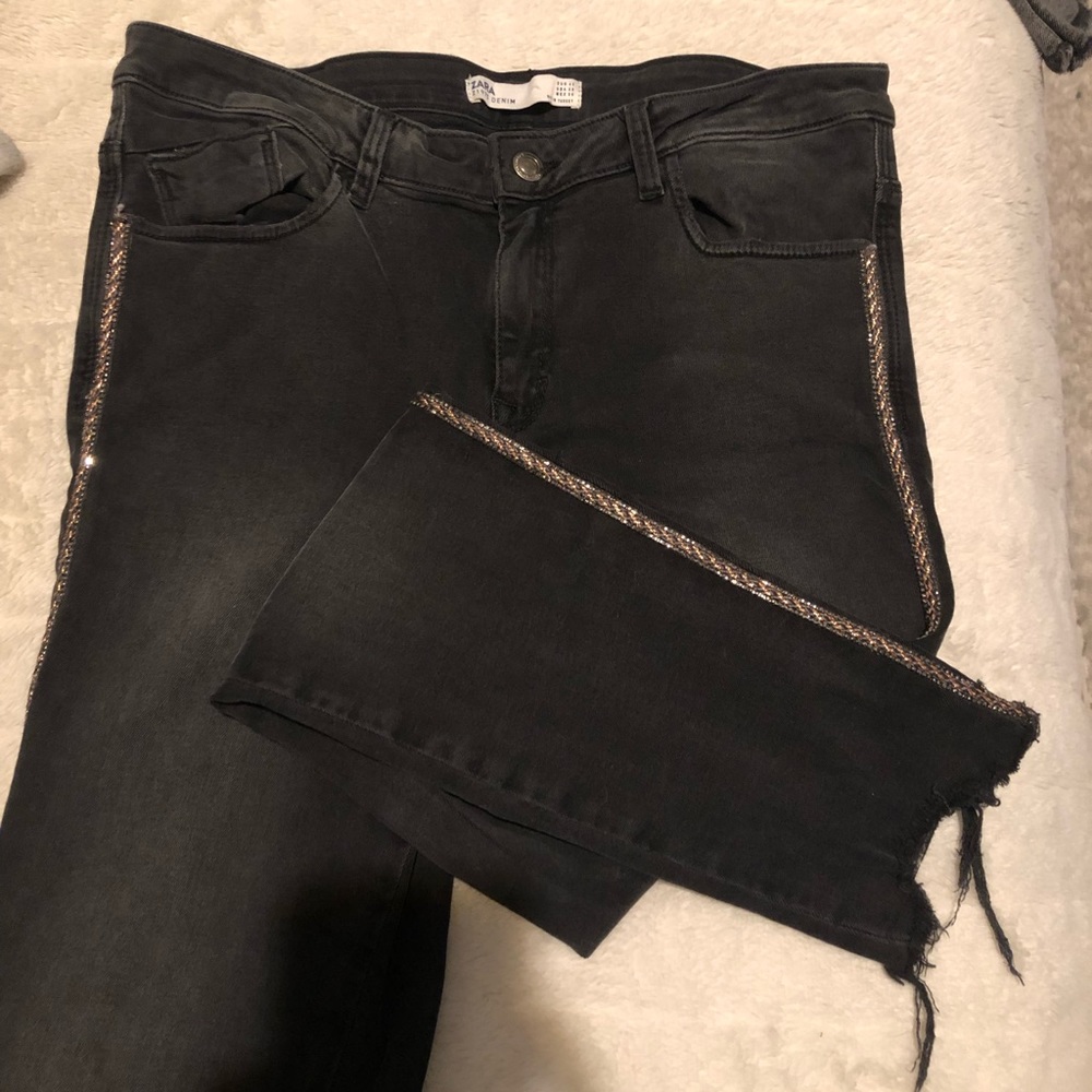 Zara size 8 jeans too big on me